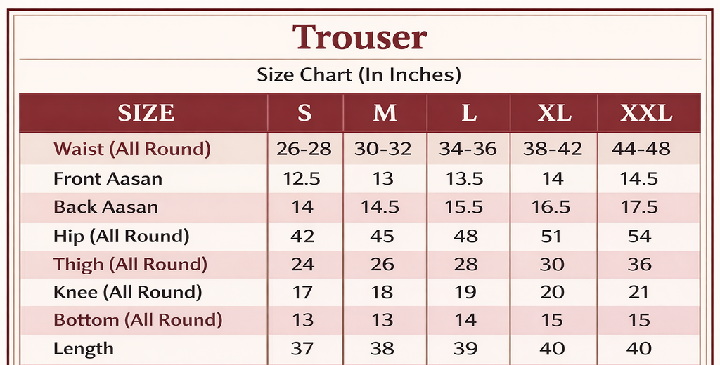 Solid Cotton Straight Trouser